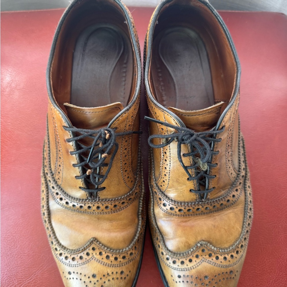 Allen Edmonds Tan Brogue Oxfords